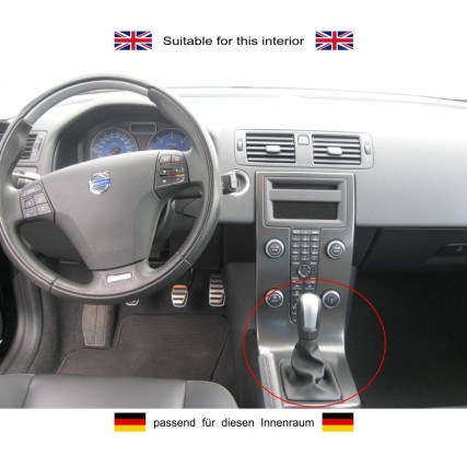 Schaltknauf Schaltsack Volvo-S40 leder schaltmanschette Schaltknauf Schaltsack Volvo-S40 leder schaltmanschette