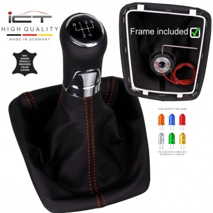 Schaltknauf Schaltsack Skoda-SYeti leder schaltmanschette Schaltknauf Schaltsack Skoda-SYeti leder schaltmanschette