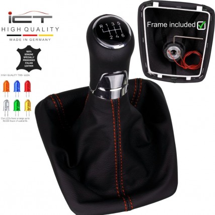 Schaltknauf Schaltsack Skoda-SYeti leder schaltmanschette Schaltknauf Schaltsack Skoda-SYeti leder schaltmanschette