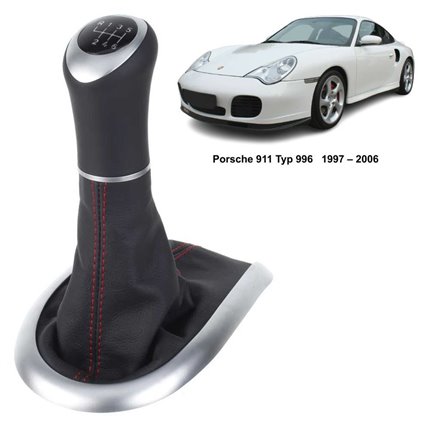 Schaltknauf Schaltsack 911-911 Typ 996 leder schaltmanschette Schaltknauf Schaltsack 911-911 Typ 996 leder schaltmanschette